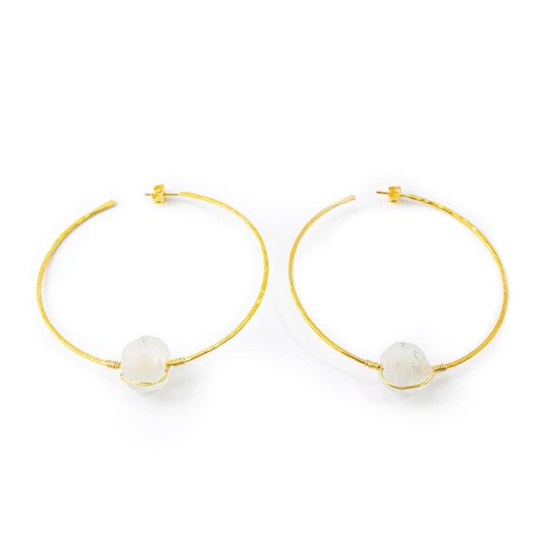 Evangeline Large Hoop Earrings